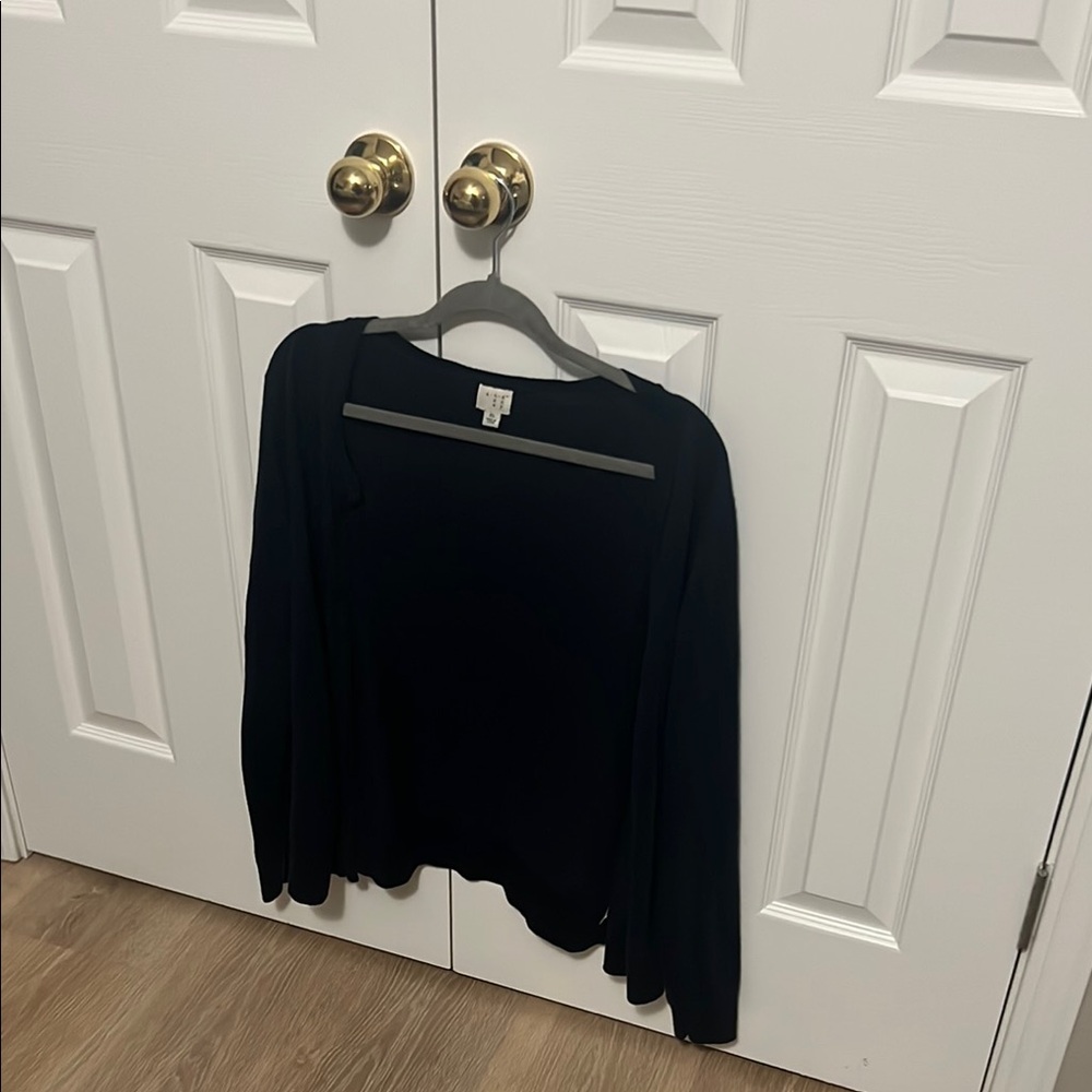 Blue Cardigan Sweater XL
